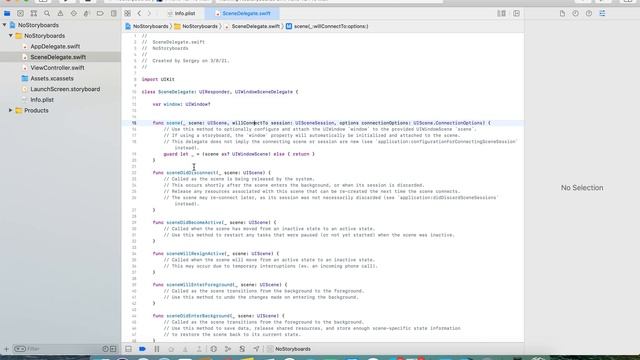 Setup Xcode project without storyboards/No storyboards смотреть онлайн