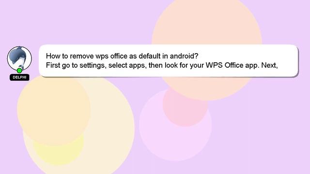 How to remove wps office as default in android? смотреть онлайн