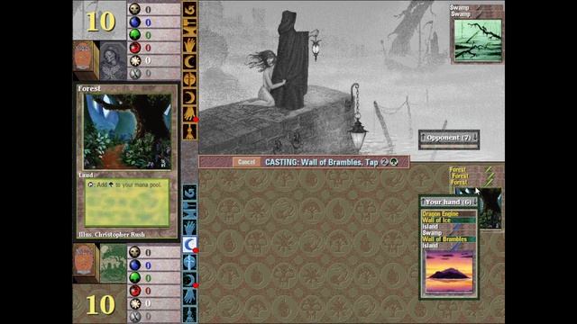Magic: The Gathering (Windows, 1997) - Gameplay смотреть онлайн