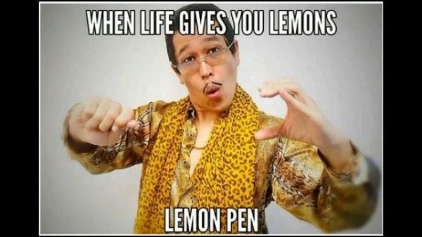 Meme of PPAP Pen Pineapple Apple Pen #PPAP