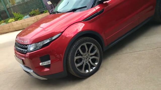 2012 Land Rover Range Rover Evoque 2.2 SD4 Dynamic Auto in Metallic Red смотреть онлайн
