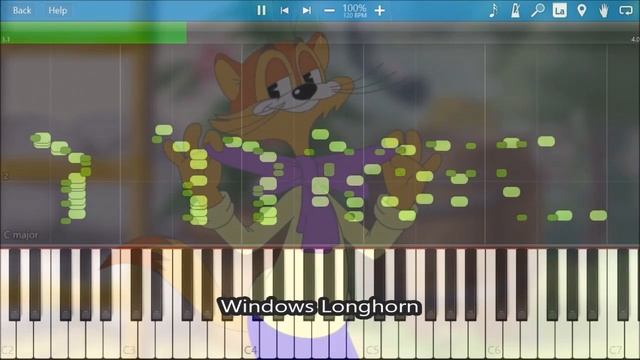 CAT LEOPOLD SAYS WINDOWS LONGHORN IN SYNTHESIA смотреть онлайн