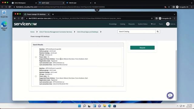 Power Manage VDI Desktops with the Citrix ITSM Adapter service смотреть онлайн