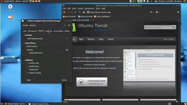 Ubuntu 10 10 Maverick Meerkat Customization tutorial смотреть онлайн