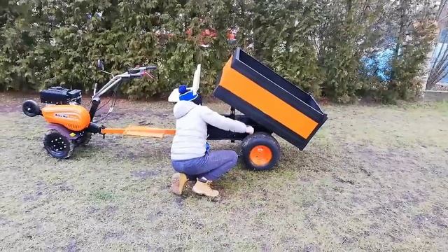 Przyczepka do glebogryzarki смотреть онлайн