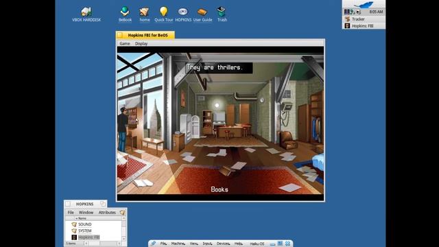 Hopkins FBI for BeOS (Haiku OS Virtualbox+ich_ac97_1.7.zip BeOS sound driver) (Slow) смотреть онлайн
