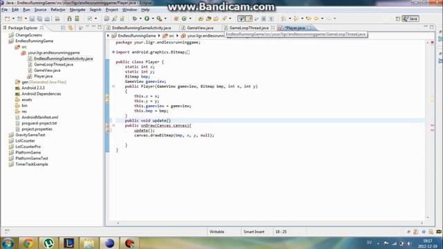 Programming an Endless Running Game, Android. Video 1 - Basics смотреть онлайн