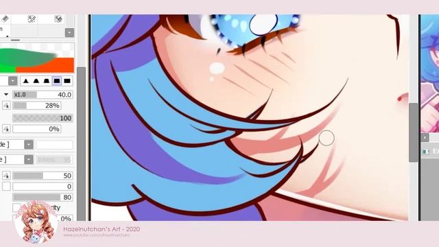 Puffy Ribbon 🎀 Paint Tool SAI speedpaint смотреть онлайн