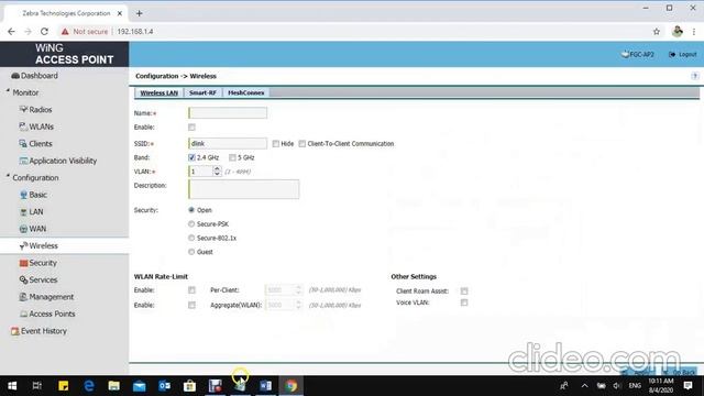 ZEBRA ACCESS POINT CONFIGURATION смотреть онлайн