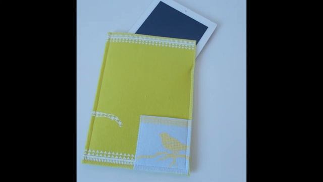 DIY iPad case / sleeve made of felt place mat смотреть онлайн