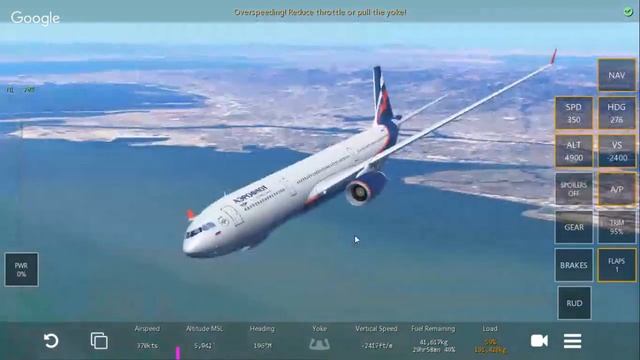 INFINITE FLIGHT | AEROFLOT RUSSIAN AIRLINES | AIRBUS A330 | ON PHONE EMULATOR смотреть онлайн
