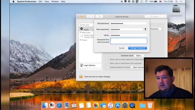 How to Change Your Password - macOS High Sierra смотреть онлайн
