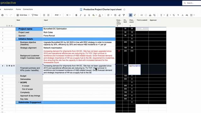 Smartsheet demo to alert users when they exceed the character count limit for a cell смотреть онлайн