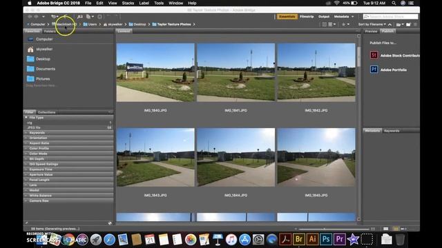Camera Photos to iMAC via Adobe Bridge смотреть онлайн