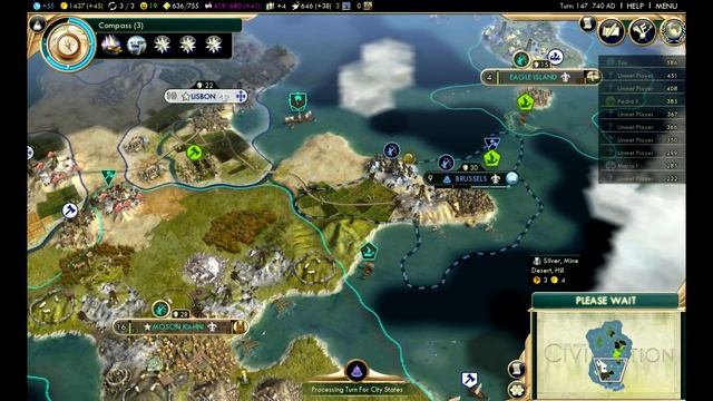 Civilization 5: Brave New World - Shoshone ep. 12 "Fighting Barbarians" смотреть онлайн