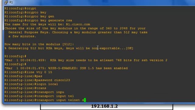 04 How to configure ssh in Router смотреть онлайн