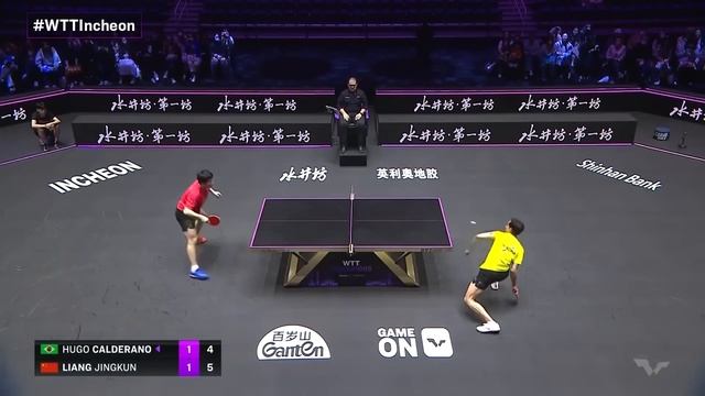 Hugo Calderano Vs Liang Jingkun | MS FINAL | WTT Champions Incheon 2024