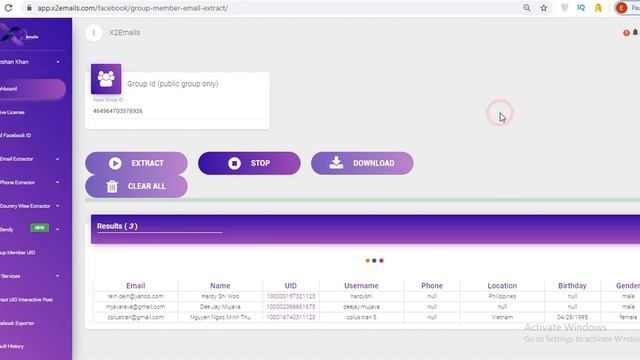 How To Collect Facebook Data With Group Convert | Email Extractor смотреть онлайн