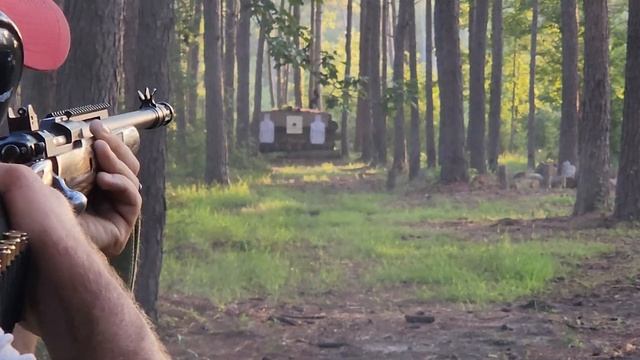 Shooting firewood....with the Ruger Gunsite Scout смотреть онлайн