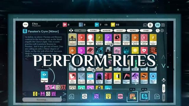 Cultist Simulator Nintendo Switch gameplay смотреть онлайн