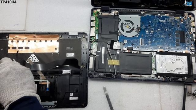 ASUS VivoBook Flip 14 TP410UA-DB51T / Keyboard Replacement смотреть онлайн