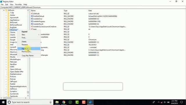 How To Remove/Uninstall/delete Chromium Malware From Windows 10 by using Regedit Run Command смотреть онлайн