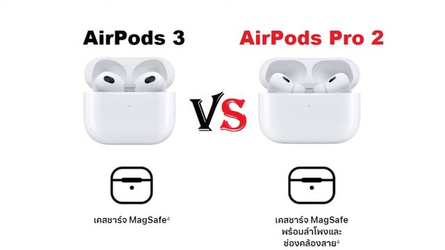เปรียบเทียบ AirPods 3 VS AirPods Pro 2 รับรุ่นไหนดีมาฟังกันครับ смотреть онлайн