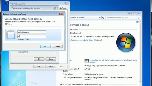 Windows 7 - připojení do AD смотреть онлайн