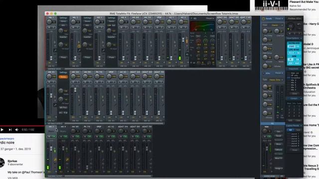 TotalMix and Screenflow - audio setup смотреть онлайн