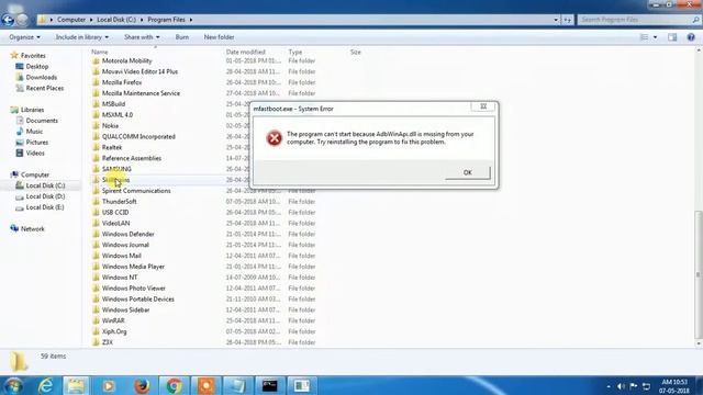 mfastboot .exe - System Error Adb Api.Dll is Missing solution 1000%Done смотреть онлайн