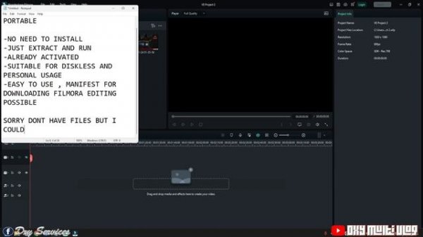Wondershare Filmora 12 Portable | Diskless | Personal | Windows 11 | Not Free
