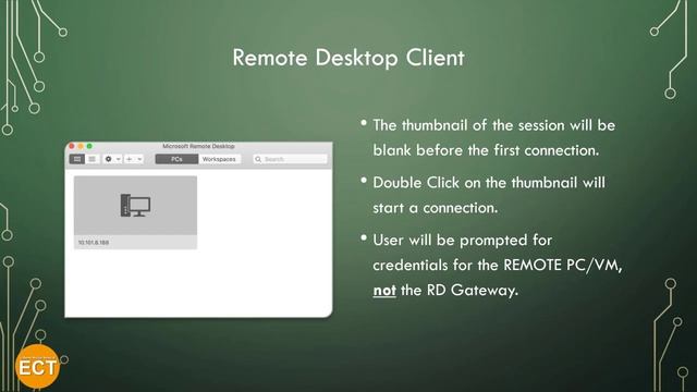 ECT Tech Nugget - N17.0 - RDC and RD Gateway Apple Mac OSX смотреть онлайн