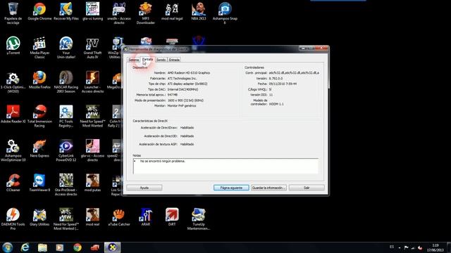 abrir dxdiag смотреть онлайн