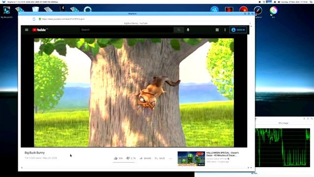 Wayfarer playing a h264 720p YT stream on a mac mini G4 1.5GHz смотреть онлайн