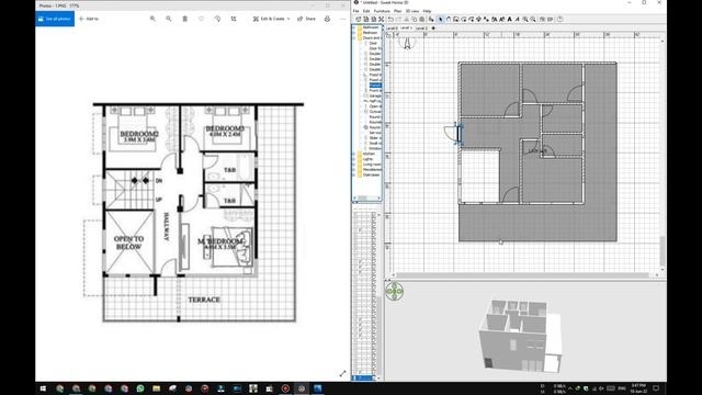 Modern House # 01 On Sweet Home 3D смотреть онлайн