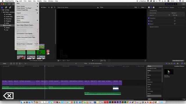 Final Cut Pro - 25/30 - Compressor - Lên kế hoạch xuất video смотреть онлайн