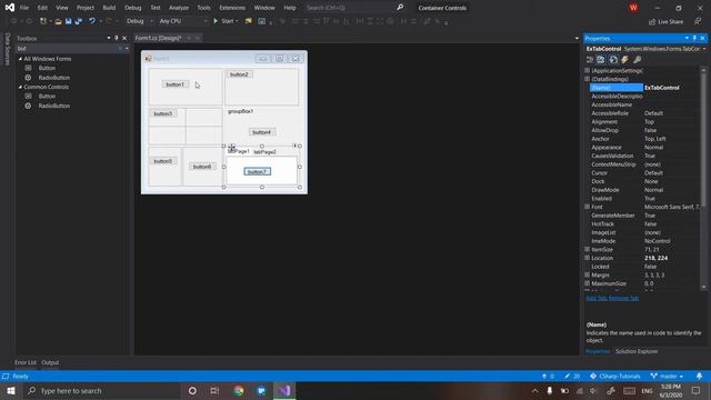 Container Controls | C# Tutorials смотреть онлайн