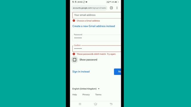 Those passwords didn't match. Try again. || password don't match problem solved смотреть онлайн