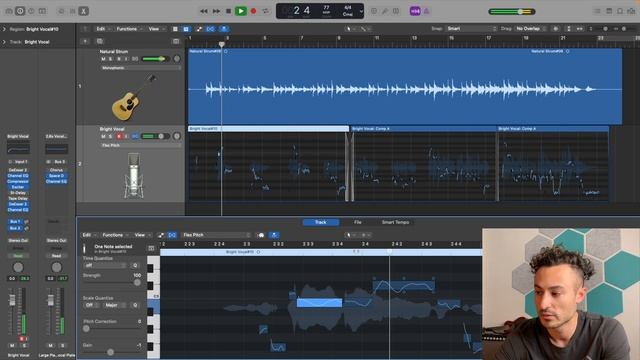 How to Use Flex Pitch in Logic Pro for Vocals | Beginner Tutorial смотреть онлайн