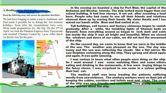 A Trip to Andaman // 7th CLASS English // UNIT - 5 смотреть онлайн