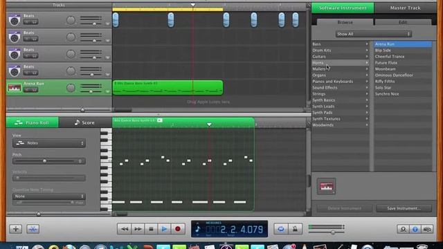 CGS GarageBand How To Edit A MIDI File