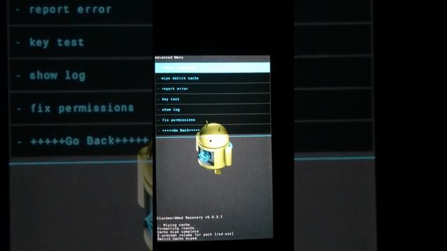 wipe cache partition and dalvik cache CWM смотреть онлайн
