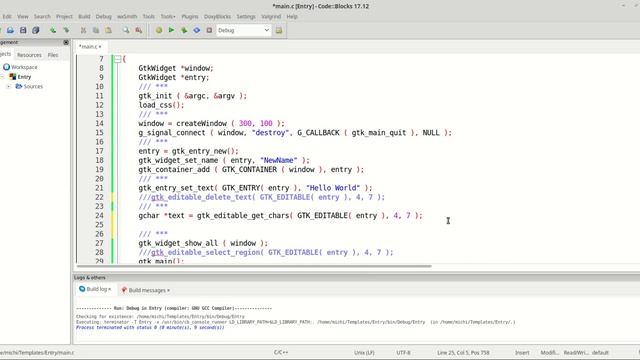 GTK - GtkEditable Part-01 смотреть онлайн