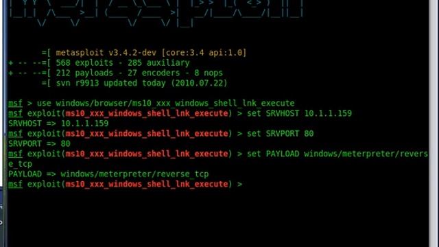 Metasploit - explorando vulnerabilidade "LNK" em Windows XP, 2003, Vista, 2008 e Seven смотреть онлайн