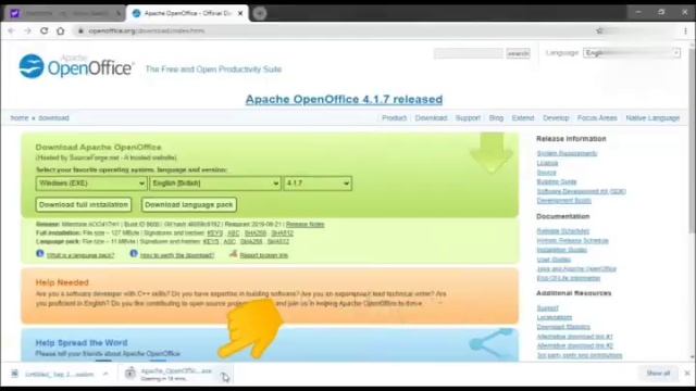 How to Download Apache Open Office . смотреть онлайн
