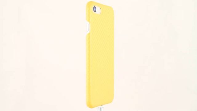 📲 iPhone 8 HANDMADE Yellow Aramid Fiber case by DUNCA 🔖 смотреть онлайн