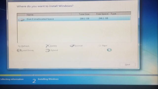 Failed To Create a new partition on the selected unused space. [Error: 0x8007045d]. смотреть онлайн