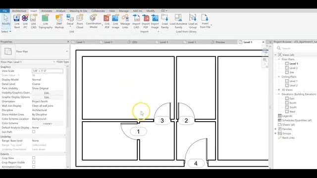 Revit ~ Adding windows, doors, and openings ~ FSW UVU смотреть онлайн