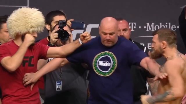 Khabib Vs McGregor - Maçtan önceki son basın toplantısı-Press conference highlights... смотреть онлайн