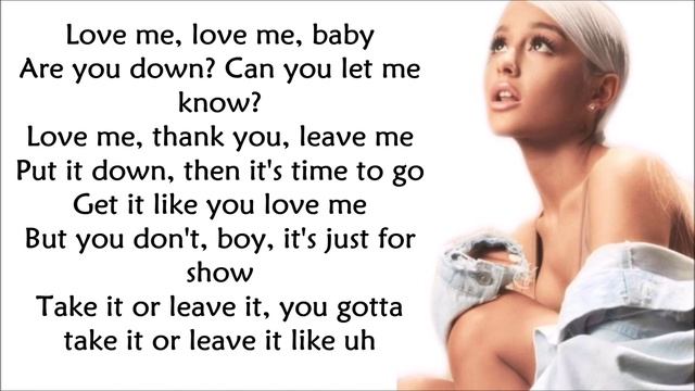 Ariana Grande - Bloodline (LYRICS) смотреть онлайн